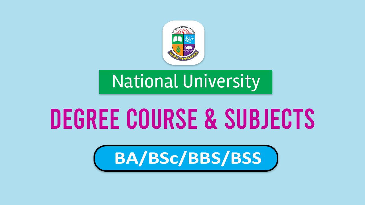 Degree Course and Subject List